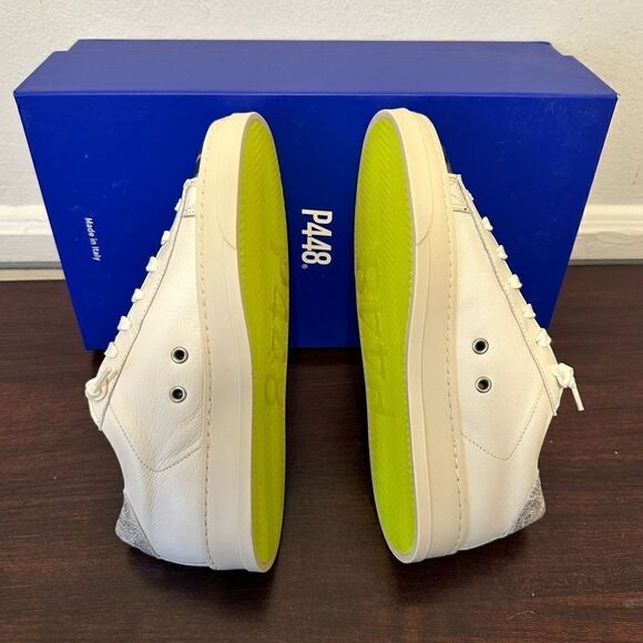 Women’s P448 leather sneakers in beige size 6-6,5 / EU36 new - Picture 12 of 16